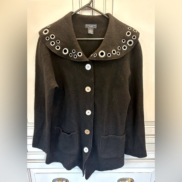 Lauren Hansen studio extra large 100% wool jacket/tunic sweater - Picture 1 of 8
